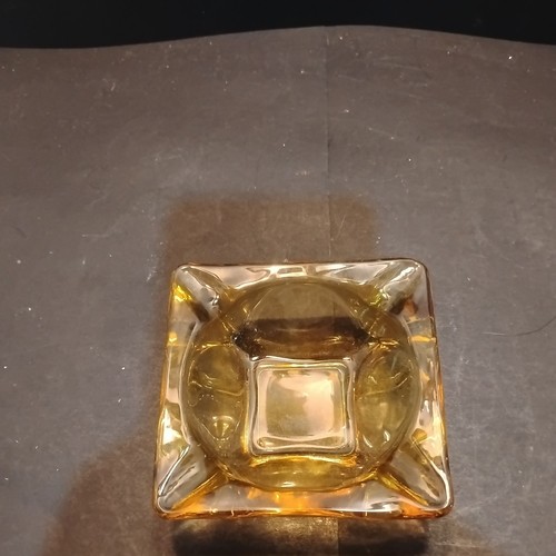 Vintage amber glass small - amber,