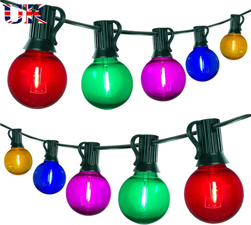 Garden string festoon lights - garden,