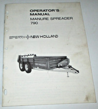 New Holland 790 Manure Spreader Operators Owners Maintenance Manual 1975 NH OEM!
