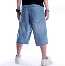 Mens Hip Hop Denim Shorts