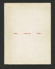 1956 Herbert Matter KNOLL FURNITURE GUIDE Saarinen BERTOIA Noguchi 28-pg Catalog
