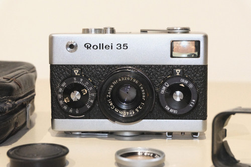 Rollei film camera zeiss - camera,
