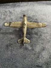 Car aeroplane mascot silver