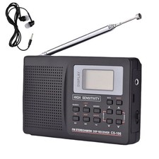 Black Digital Radio LCD