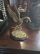 Solid Brass Flying Goose Duck