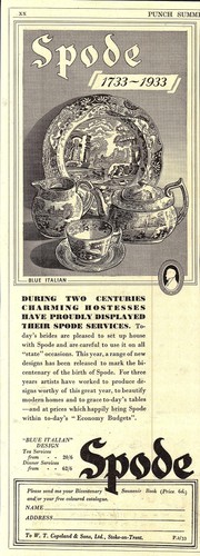 Original 1933 advert spode - 1933,