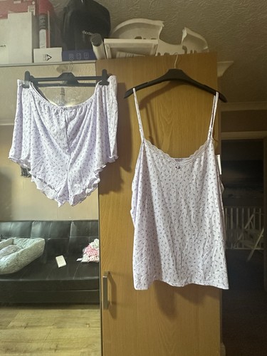 Primark purple short - , vest