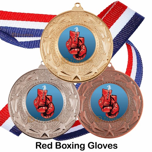 Boxing medals ribbons - boxing,