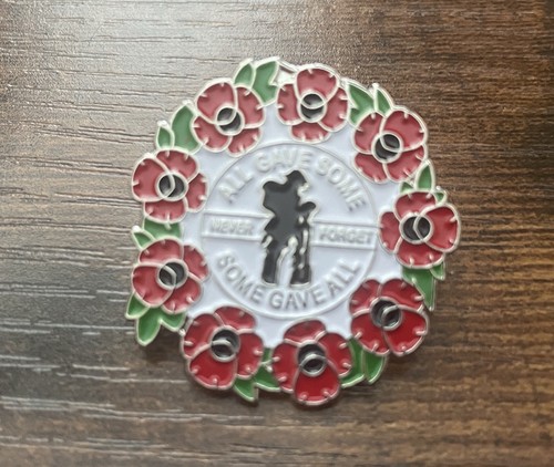 Red poppie flower veteran - red,