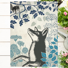 Fox Greeting Card - Country Lane - Fab Funky - Sale For Our Animal Charity
