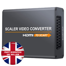 1080P HDMI to SCART Converter HDMI Input SCART Output with UK Power Adapter