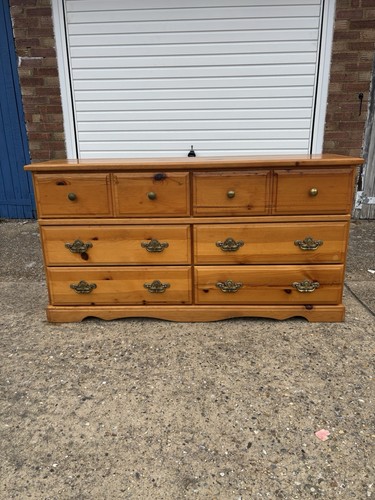 Vintage pine chest - vintage,