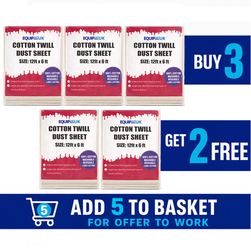 Dust sheet cotton - dust,