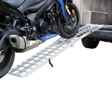 Oxford Aluminium Wide Motorcycle Folding Loading Ramp Motorbike 2.1M x 27.5cm