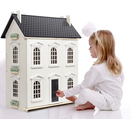 Large wooden dolls - house, easy