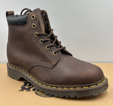 DR MARTENS BROWN 939 BEN BOOT CRAZY HORSE LEATHER  LACE UP BOOTS SIZE UK 8 EU 42