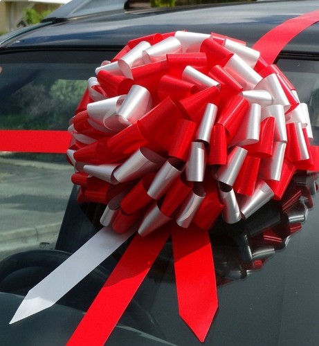 Big bow giant car - giant, bow,