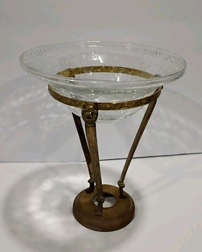 Antique vintage tall crystal - vintage,