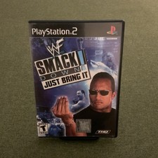 WWF Smackdown Just Bring It (Sony PlayStation 2, 2001) PS2 CIB Complete TESTED