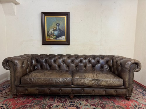 Quality antique brown leather - quality,