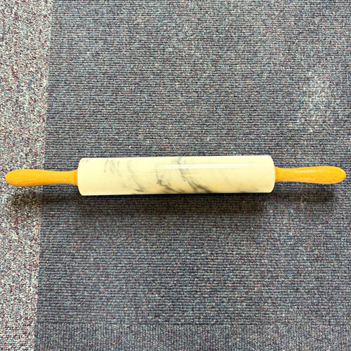 Marble rolling pin with wooden - marble,
