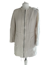 Zara Cream Longline Boucle