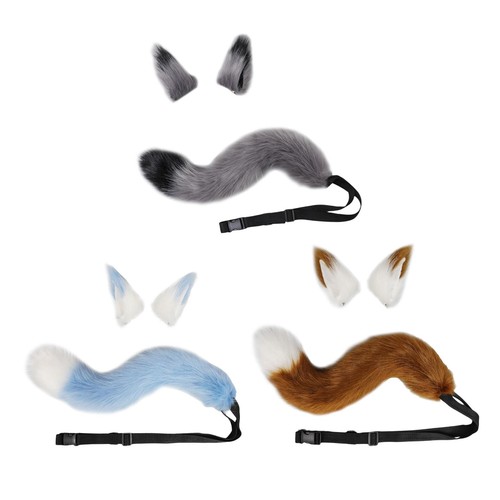 Fox ears tail cosplay set - tail,