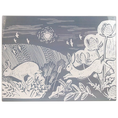 Artisan hare glass - glass, worktop