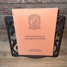 Christie’s Fine Japanese Ivory Carvings And Netsuke February 1977 PB