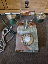 Vintage Rotary Onyx Telephone