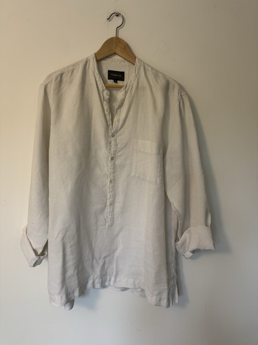 Oska white vintage heavy linen - oska,
