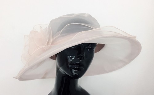 Large hat fascinator - hat, weddings
