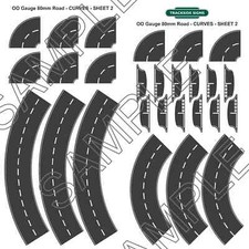 Curved Road Layout - OO Gauge