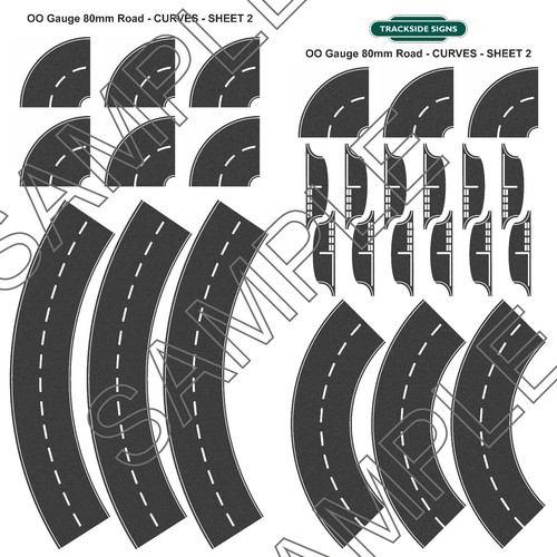 Curved road layout oo gauge - layout,