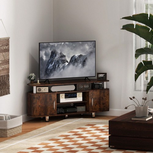 Rustic brown 120cm stand - brown, tv