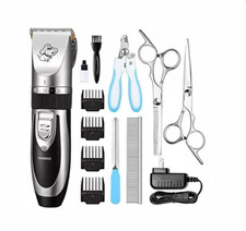 Dog Clippers Professional Pet Grooming Kit Low Noise, Rechargeable Pet Shaver Co