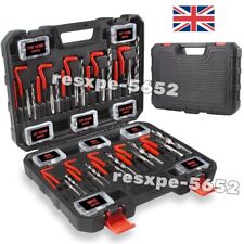 261Pc Thread Repair Kit Metric & Imperial HSS Drill Helicoil Tap Insert Repair