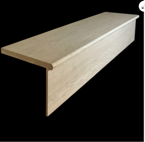 Oak step and - step, riser