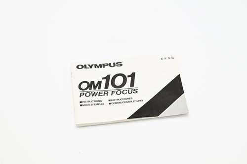 Olympus om101 instruction - om101,