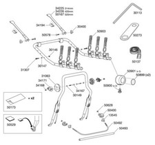 Thule ClipOn 9103/9104 Multi-Listing Spare Parts Breakdown