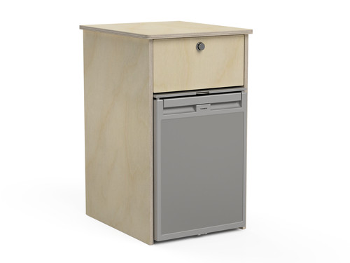 Campervan single fridge - fridge, pod