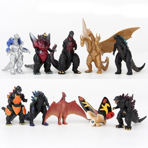 10pcs monster king - monster, godzilla