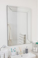 Large Venetian Modern Big Bevelled Wall Mirror 2Ft3 X 3Ft3 70cm X 100cm