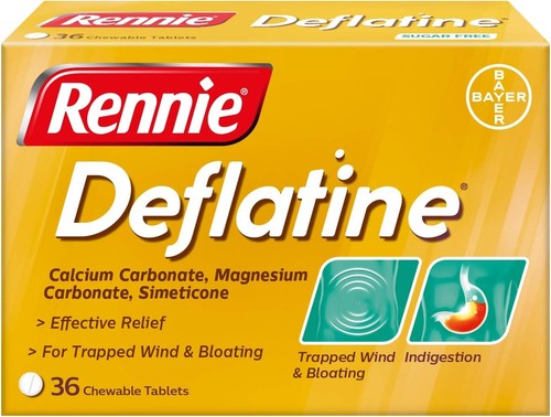 Rennie deflatine trapped wind - deflatine,