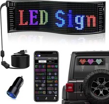 USB LED Car Flexible Sign