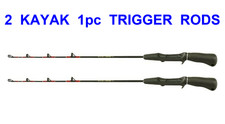 2 KAYAK TRIGGER RODS 1pc