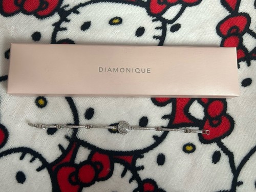 Diamonique silver bracelet - diamonique,