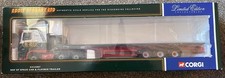 Corgi CC13207 Eddie Stobart DAF XFSpace Cab  & Flat Trailer See Photos
