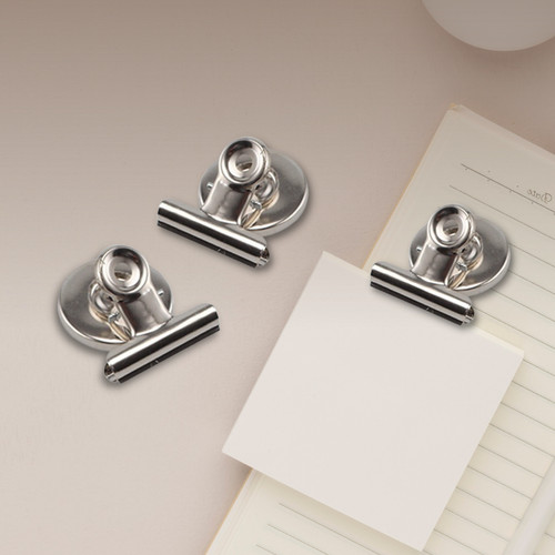 Fridge magnet bulldog - bulldog, clips