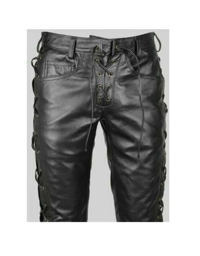 Mens genuine black - genuine, leather